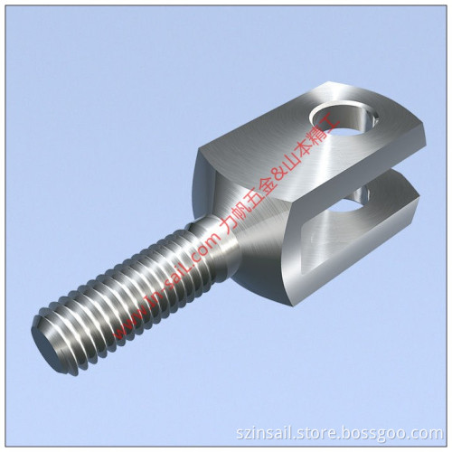 Clevis with Male Thread